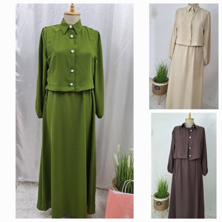 فستان مع جلي كت زم خصر