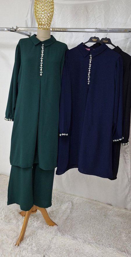 طقم بنطلون ازرار