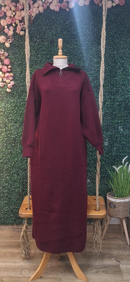 فستان بيسك قبه سحاب