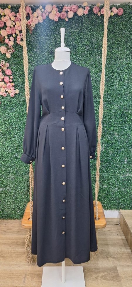 فستان ازرار خصر