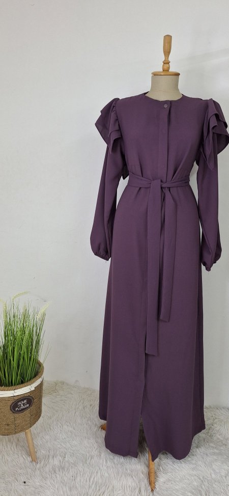 فستان ازرار رفرف ايدين