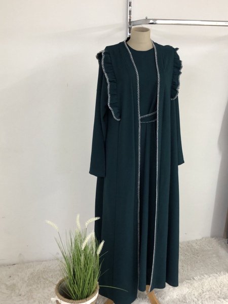 عباي قطعتين رفرف