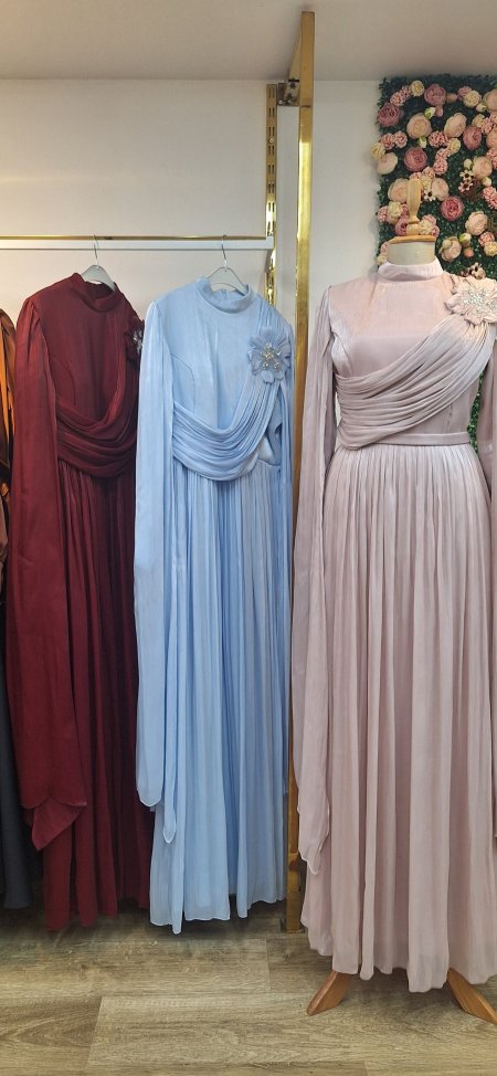 فستان اورجنزا ايدين طويلة