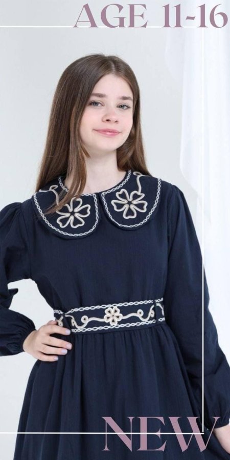 فستان قبة ورد