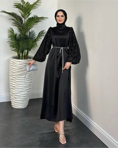 فستان ستان ايدين ترتر