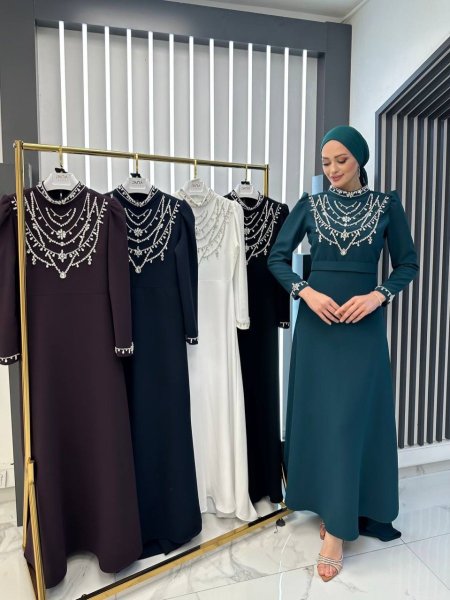 فستان سمكه صدر كرستال